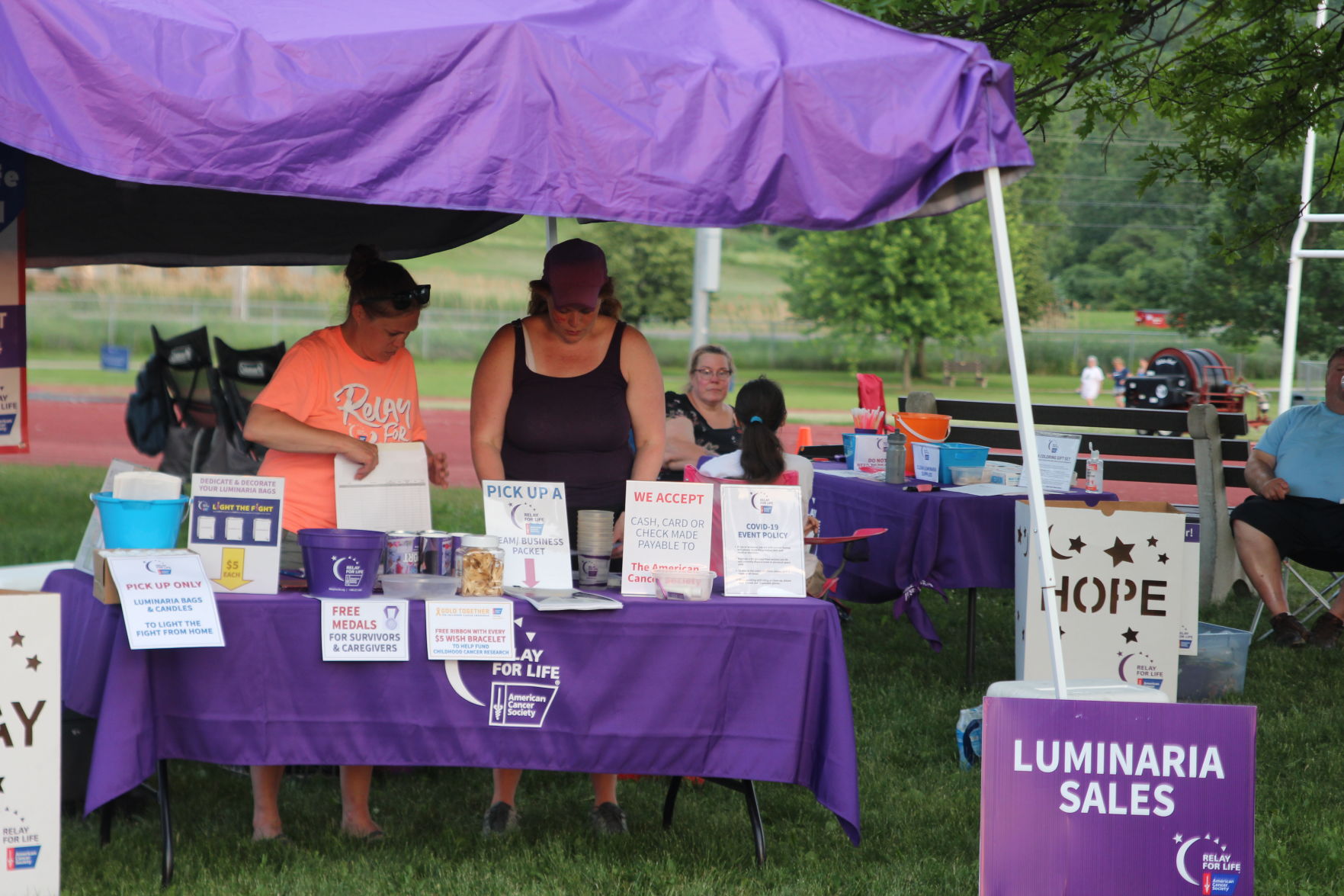 Light the Fight: volunteers